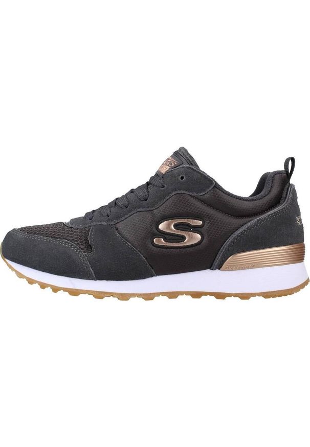 skechers - Buty do chodzenia damskie Skechers OG 85 Goldn Girl. Zapięcie: sznurówki. Kolor: szary. Materiał: tkanina, materiał, skóra, syntetyk. Szerokość cholewki: normalna. Sport: turystyka piesza