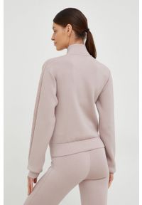 Guess bluza damska kolor różowy gładka. Okazja: na co dzień. Kolor: różowy. Materiał: materiał, wiskoza. Wzór: gładki. Styl: casual #9