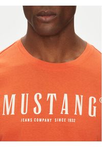 Mustang T-Shirt Austin 1016264 Pomarańczowy Regular Fit. Kolor: pomarańczowy. Materiał: bawełna #5