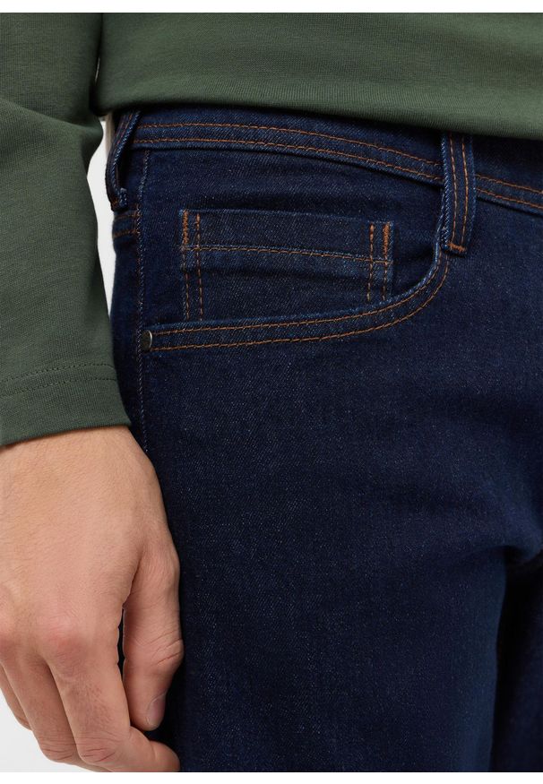 Męskie Spodnie jeansowe Mustang Style Oregon Slim Denim Blue 1017220 5000 883