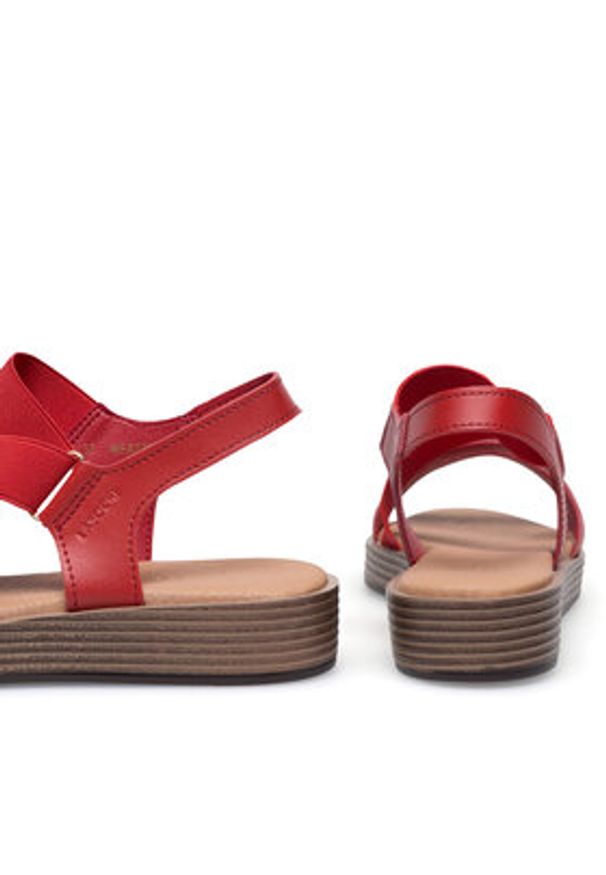 Lasocki Sandały WFA2720-4Z Czerwony. Kolor: czerwony. Materiał: materiał