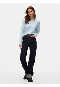 Vero Moda Sweter Doffy 10201022 Błękitny Regular Fit. Kolor: niebieski. Materiał: syntetyk #6