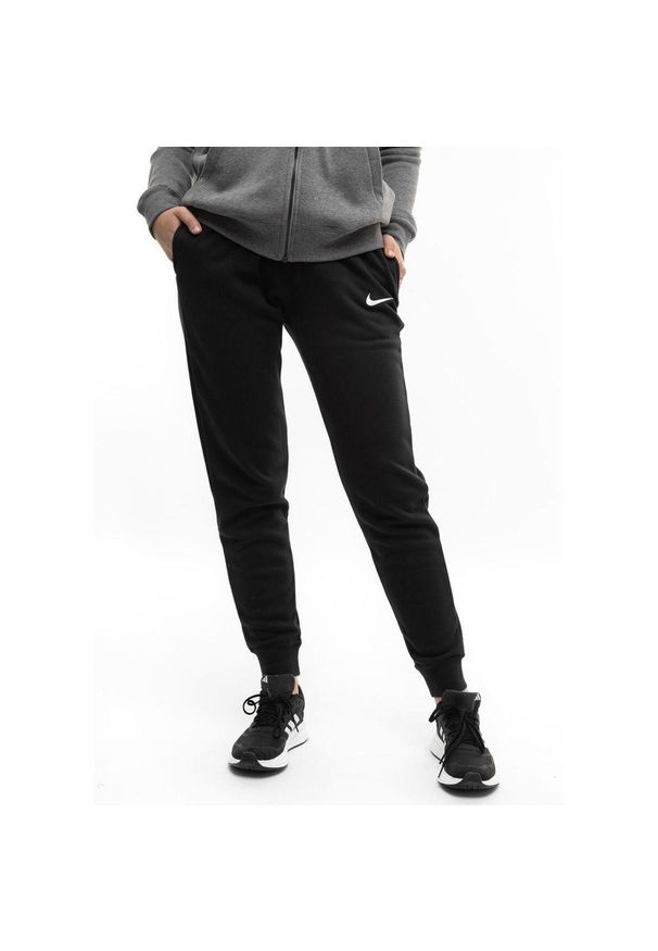 Spodnie sportowe damskie Nike Wmns Fleece Pants. Kolor: biały, wielokolorowy, czarny. Materiał: dresówka