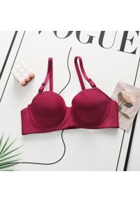 Intica - Biustonosz z usztywnieniem i regulowanymi ramiączkami na co dzień i specjalne okazje Halide. Kolor: czerwony. Materiał: materiał