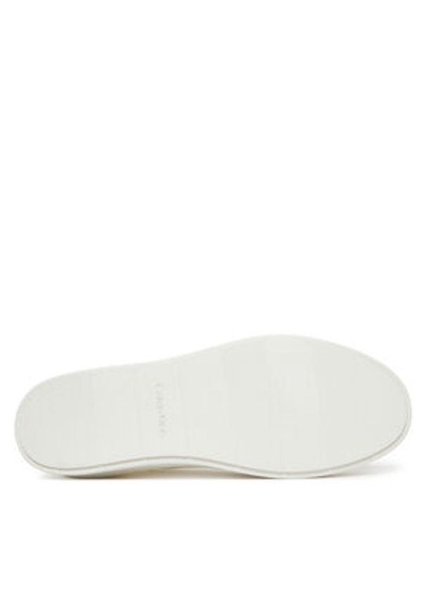 Calvin Klein Sneakersy Low Top Lace Up Knit HM0HM01726 Biały. Kolor: biały. Materiał: materiał