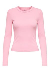 only - ONLY Bluzka Val 15371305 Różowy Regular Fit. Kolor: różowy. Materiał: bawełna #4