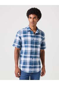 Wrangler - MESKA KOSZULA WRANGLER SS 1 PKT SHIRT BLUE 112350498 #1