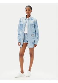 One Teaspoon Szorty jeansowe Retro Dukes 26849 Niebieski Relaxed Fit. Kolor: niebieski. Materiał: bawełna. Styl: retro