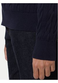 TOMMY HILFIGER - Tommy Hilfiger Kardigan MW0MW40440 Granatowy Regular Fit. Kolor: niebieski. Materiał: bawełna #5