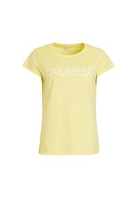 Klasyczna koszulka damska Protest. Kolor: żółty #1