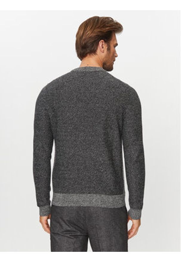 BOSS - Boss Sweter Marameo 50500662 Czarny Regular Fit. Kolor: czarny. Materiał: wełna