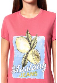 Mustang - MUSTANG T SHIRT DAMSKI Alina C Print 1009413 8271. Wzór: nadruk #8