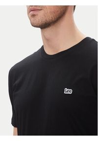 Lee T-Shirt Patch 112367186 Czarny Regular Fit. Kolor: czarny. Materiał: bawełna #5