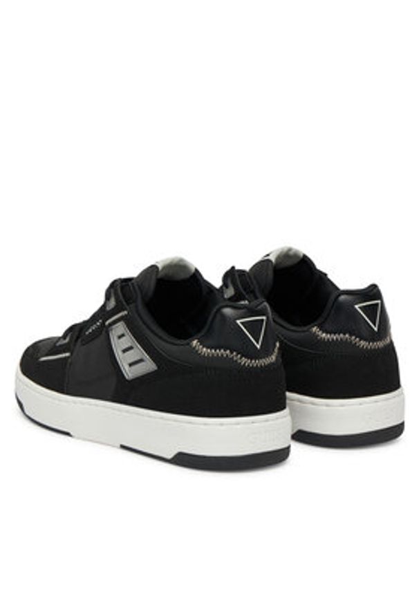 Guess Sneakersy FMJVIN ELL12 Czarny. Kolor: czarny. Materiał: skóra