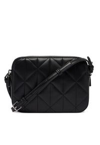 Calvin Klein Torebka Quilted Double Zip Camera Bag LV04F3328G Czarny. Kolor: czarny. Materiał: skórzane #5