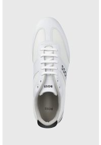 BOSS buty Rusham 50470180.100 kolor biały. Zapięcie: sznurówki. Kolor: biały. Materiał: guma #4
