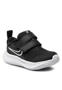 Nike Buty Star Runner 3 (TDV) DA2778 003 Czarny. Kolor: czarny. Materiał: materiał
