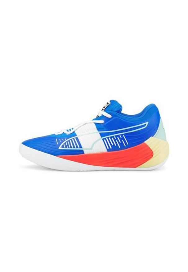 Buty koszykarskie męskie Puma Fusion Nitro. Kolor: wielokolorowy. Materiał: materiał, syntetyk, tkanina. Szerokość cholewki: normalna