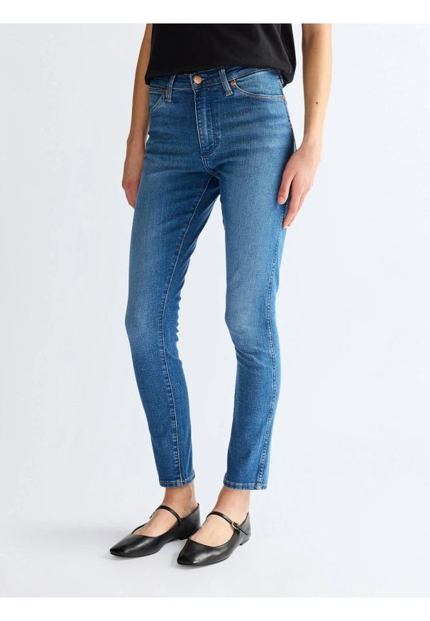 Wrangler - DAMSKIE SPODNIE WRANGLER SIENNA REBEL BLUE 112362641