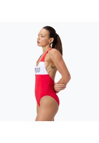 Strój pływacki jednoczęściowy damski Speedo Colourblock Racerback. Kolor: czerwony