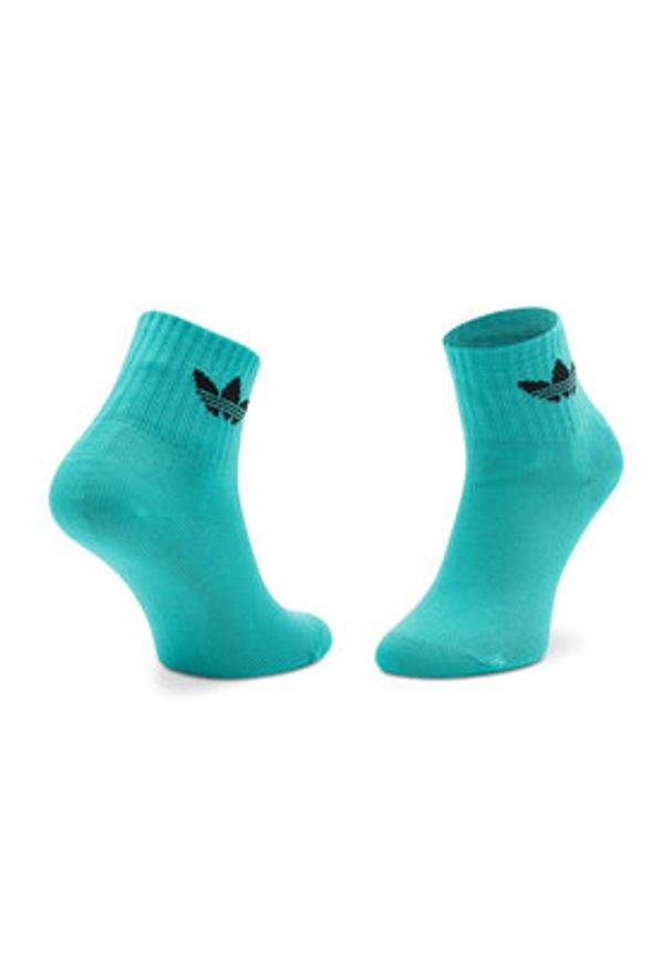 Adidas - adidas Skarpety Wysokie Dziecięce Ankle HK7186 Czarny. Kolor: czarny. Materiał: materiał