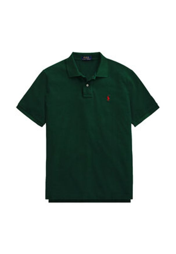 Polo Ralph Lauren Polo Core Replen 710795080 Zielony Slim Fit. Typ kołnierza: polo. Kolor: zielony. Materiał: bawełna