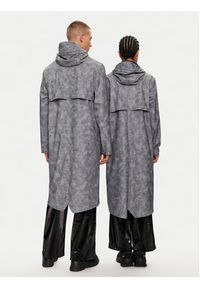 Rains Kurtka przeciwdeszczowa Longer Jacket W3 18360 Szary Regular Fit. Kolor: szary. Materiał: syntetyk #6