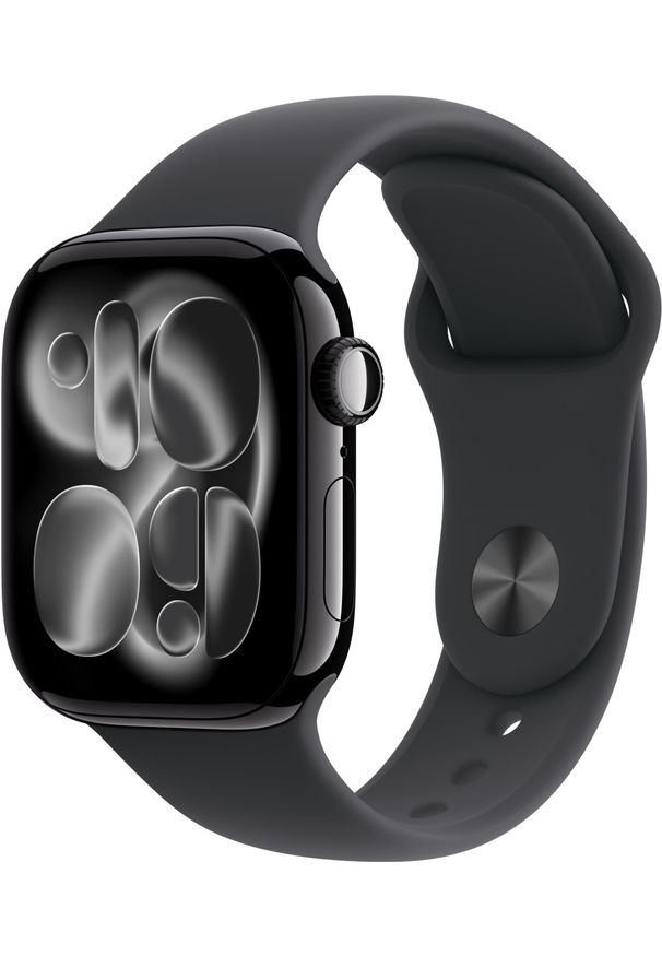 APPLE - Smartwatch Apple Watch Series 11 Cellular 42mm Jet Black /Black Sport Band - S/M. Rodzaj zegarka: smartwatch. Styl: sportowy