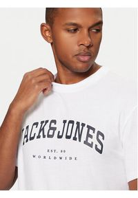 Jack & Jones - Jack&Jones T-Shirt 12257579 Biały Relaxed Fit. Kolor: biały. Materiał: bawełna #4