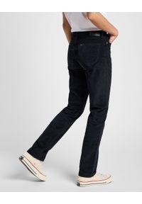 Lee - LEE DAMSKIE SPODNIE SZTRUKSOWE MARION STRAIGHT UNIONALL BLACK 112359984 L301016299. Materiał: sztruks #3