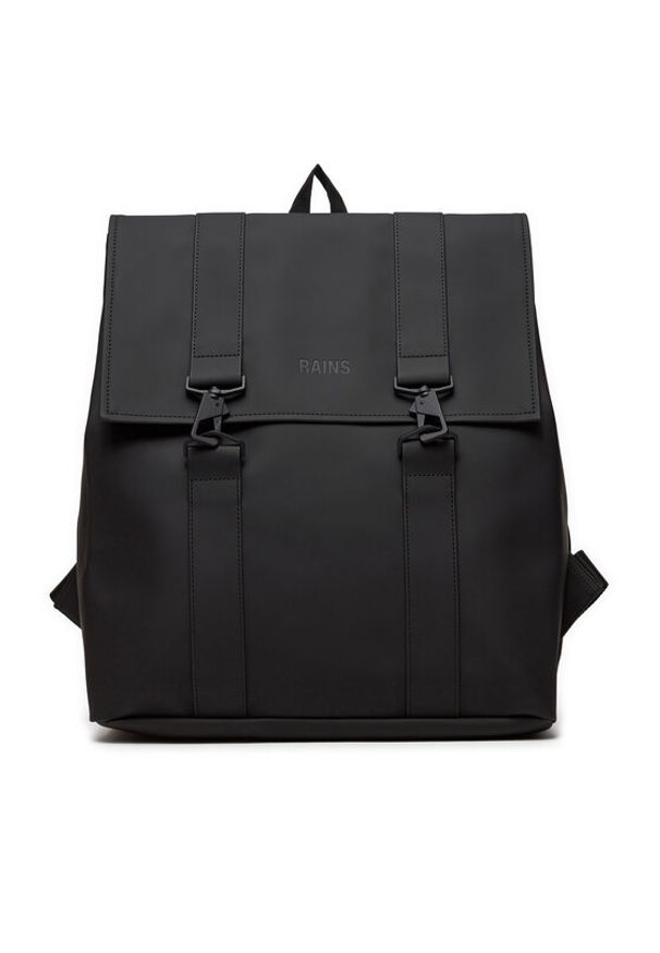 Rains Plecak MSN Bag W3 13300 Czarny. Kolor: czarny. Materiał: materiał