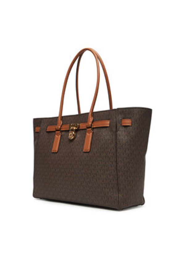MICHAEL Michael Kors Torebka 30F5GNXT3B Brązowy. Kolor: brązowy. Materiał: skórzane
