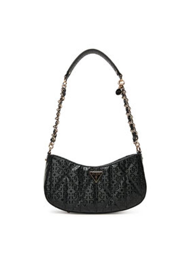 Guess Torebka Aldina HWGG96 63170 Czarny. Kolor: czarny. Materiał: skórzane