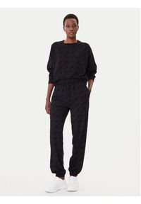 Hugo - HUGO Spodnie dresowe Lokky 50545211 Czarny Regular Fit. Kolor: czarny. Materiał: bawełna
