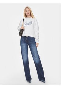Guess Bluza Cn Stones Logo W4RQ14 KB681 Biały Relaxed Fit. Kolor: biały. Materiał: syntetyk #6