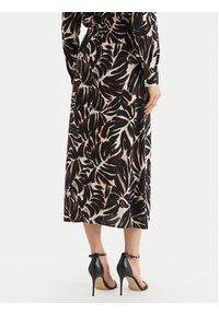 only - ONLY Spódnica midi Nova 15222223 Czarny Regular Fit. Kolor: czarny. Materiał: wiskoza #2