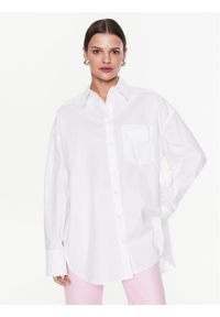 Remain Koszula Cotton Poplin RM2410 Biały Loose Fit. Kolor: biały. Materiał: bawełna #1