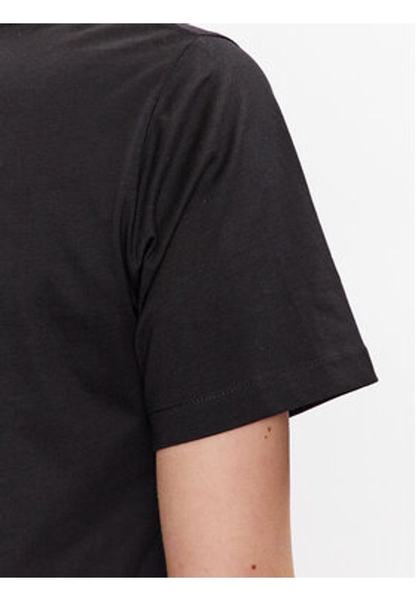 Calvin Klein T-Shirt K20K205338 Czarny Regular Fit. Kolor: czarny. Materiał: bawełna