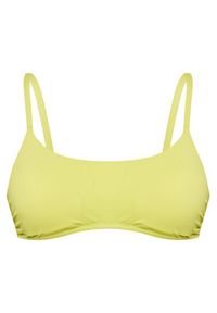 United Colors of Benetton - United Colors Of Benetton Góra od bikini 3P5H5R1MQ Żółty. Kolor: żółty. Materiał: syntetyk