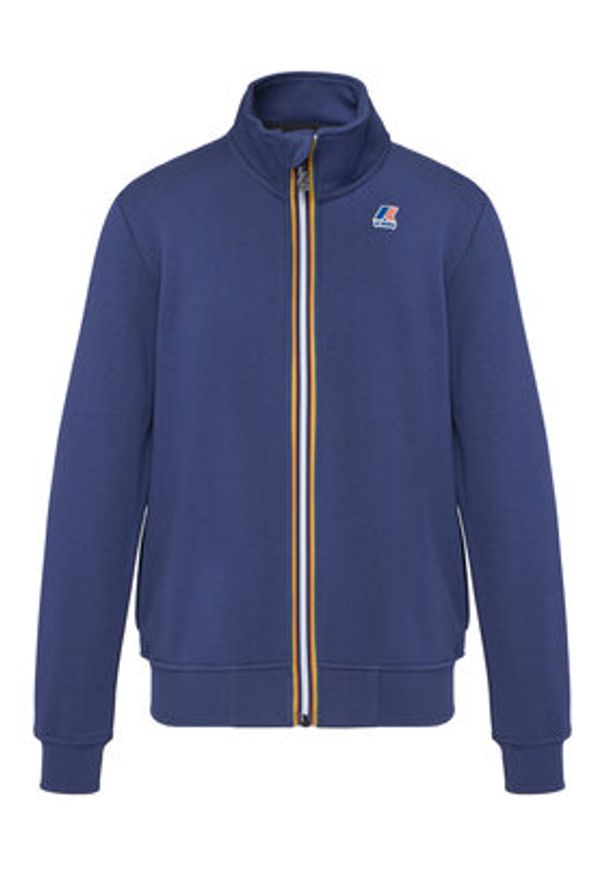 K-Way Bluza Augur K41225W Granatowy Regular Fit. Kolor: niebieski. Materiał: bawełna
