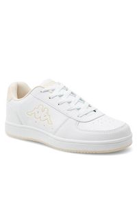 Kappa Sneakersy Logo Malone Kid 371K1IW-A0F Biały. Kolor: biały. Materiał: skóra #7