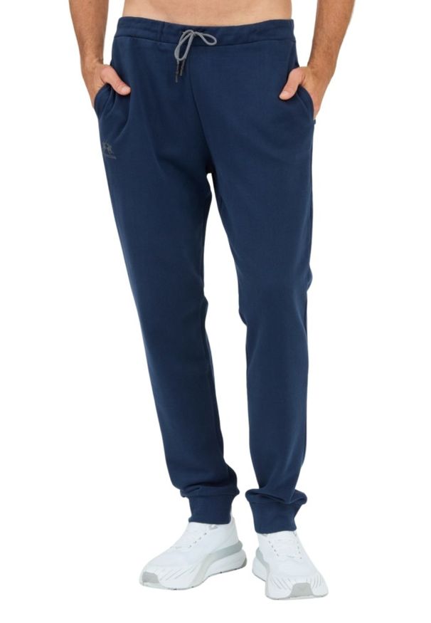 La Martina - LA MARTINA Granatowe męskie spodnie dresowe, Rozmiar XL. Kolor: niebieski. Materiał: dresówka