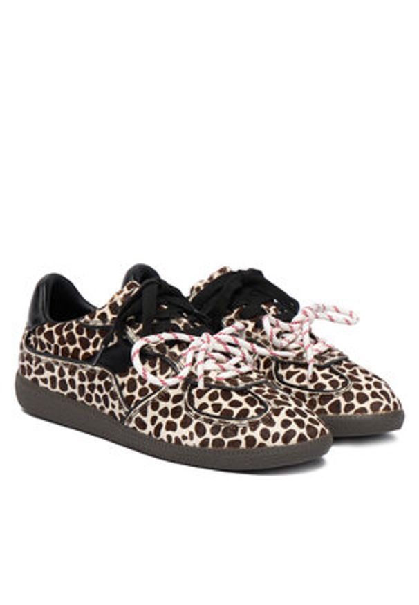 Nokwol Sneakersy August Kolorowy. Materiał: skóra. Wzór: kolorowy