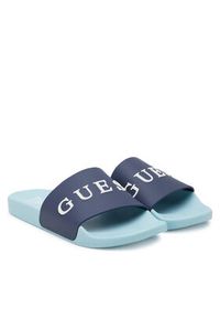 Guess Klapki F5GZ06 BB00F Granatowy. Kolor: niebieski #5