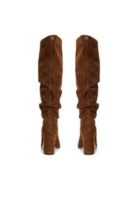 Lauren Ralph Lauren - LAUREN RALPH LAUREN Kozaki 802937807002 Brązowy. Kolor: brązowy. Materiał: zamsz, skóra