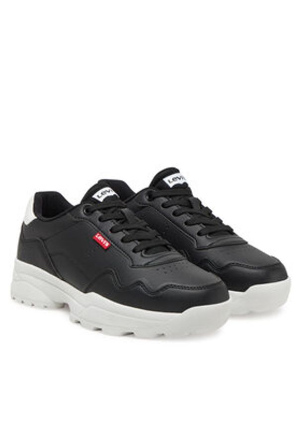 Levi's® Sneakersy Nolita VSOH0081S Czarny. Kolor: czarny. Materiał: skóra