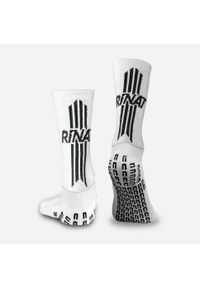 RINAT - Sportowa skarpeta antypoślizgowa ANTISLIP SOCKS dla dorosłych Biały Zestaw 2. Kolor: wielokolorowy, czarny, biały