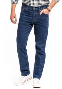 Mustang - MUSTANG TRAMPER TAPERED MĘSKIE SPODNIE JEANSOWE JEANSY DENIM BLUE 1014044 5000 980. Okazja: na randkę, na spotkanie biznesowe, do pracy, na co dzień. Styl: sportowy, klasyczny, casual, biznesowy, elegancki