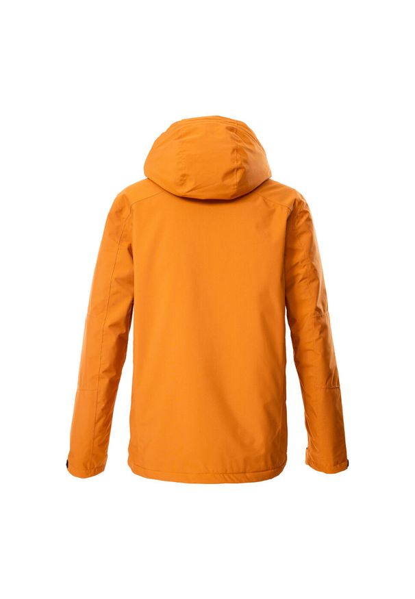 Kurtka z kapturem Killtec KOW 90. Typ kołnierza: kaptur. Kolor: brązowy. Sport: turystyka piesza