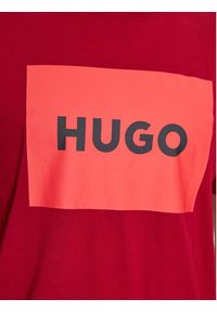 Hugo T-Shirt Dulive222 50467952 Czerwony Regular Fit. Kolor: czerwony. Materiał: bawełna